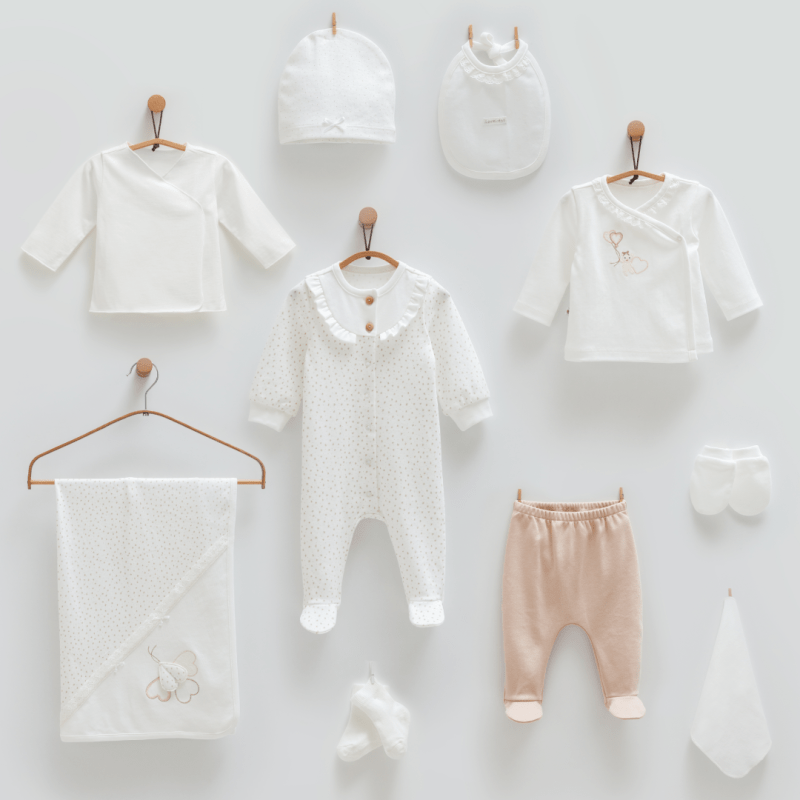 Nakışlı 10lu Yenidoğan Set