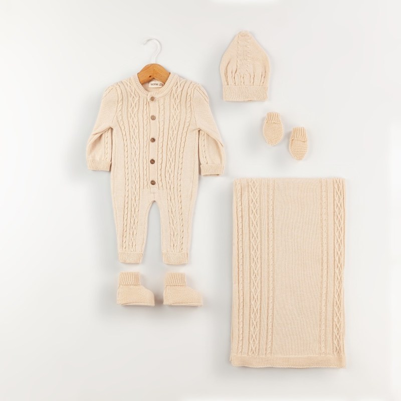 Örme 5li Yenidoğan Set