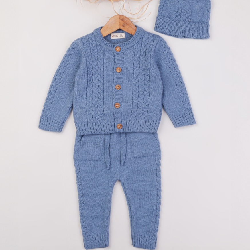 Saç Örgü 3lü Triko Set (3 Farklı Renk Seçeneği Mevcut) - Görsel 3