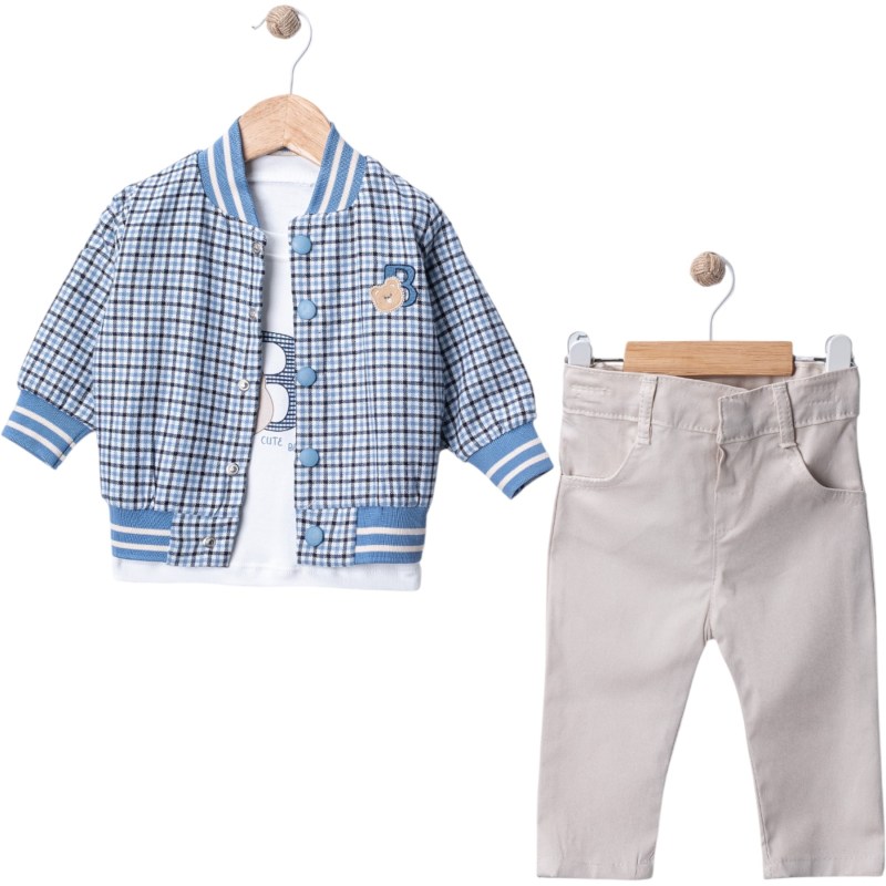 Bomber Ceketli Gabardin Takım